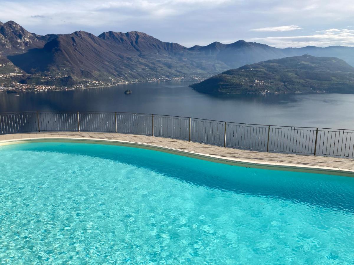 Appartamento Grande Terrazza Vista Lago Parzanica 外观 照片