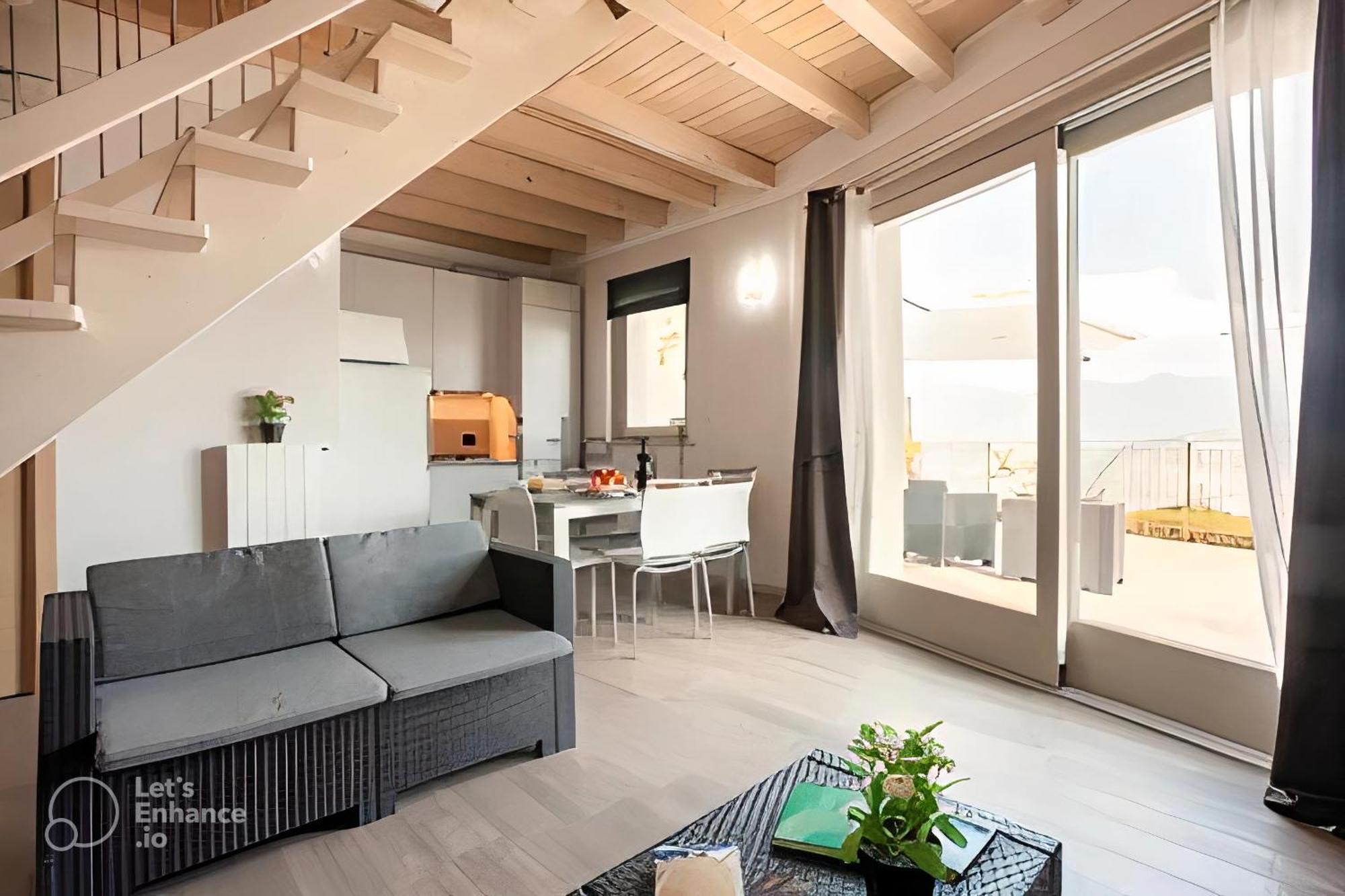 Appartamento Grande Terrazza Vista Lago Parzanica 外观 照片